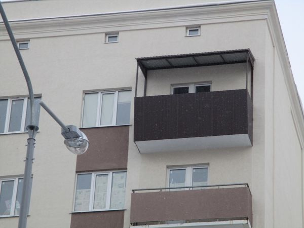 Остекление балкона хрущевка пластик раздвижной 3,2*1,5*0,8*0.