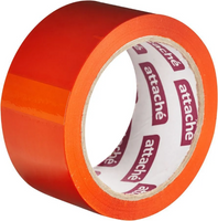 Клейкая лента упаковочная Attache 48*66 м/45 мкм оранжевая полипропилен 6 лент