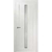 Дверь межкомнатная Челси остекленная финиш-бумага ламинация цвет ясень жемчужный 70x200 см (с замком) BELWOODDOORS