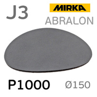 Круг Mirka J3 Abralon Р1000 (150мм) на поролоне шлифовальный абразив на липучке 8M030175