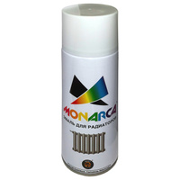 Эмаль аэрозольная MONARCA для радиаторов белый глянцевый 520мл, арт.79010