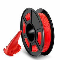Филамент NVPRINT TPU Red для 3D печати диаметр 1.75мм длина 165 метров масса 0,5 кг NV Print