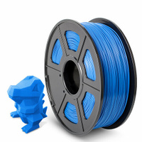 Филамент NVPRINT ABS Blue Grey для 3D печати диаметр 1.75мм длина 330 метров масса 1 кг NV Print
