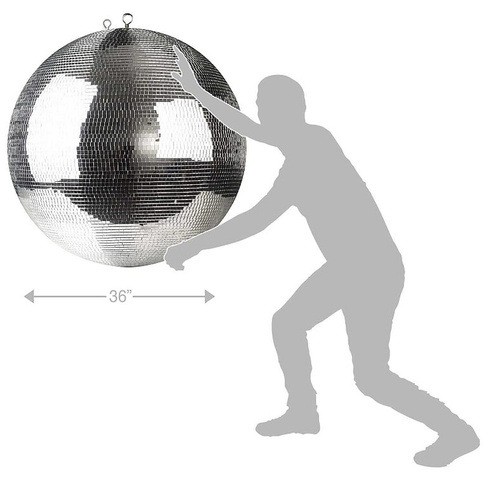 Сценическое освещение ProX ProX MB-36 36" Mirror Glass Disco Ball DJ Dance Party Bands Club Stage Lighting