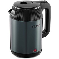 Чайник электрический KitFort КТ-6679, 1700Вт, графит и черный