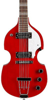 Электрогитара Hofner Violin 6 String Guitar HI-459-RD Red