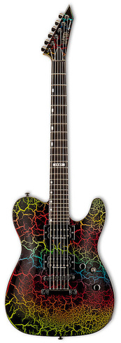 Электрогитара ESP LTD Eclipse NT '87 Non-Trem Electric Guitar - Rainbow Crackle