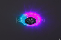 Светильник DK LD6 BL/WH декор cо светодиодной подсветкой голубой ЭРА