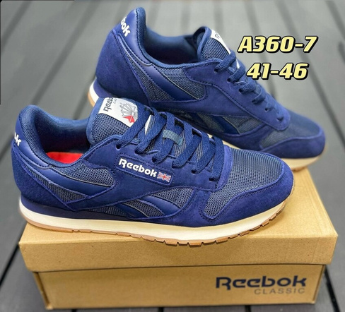 Кроссовки Reebok classic синие р-р 39-45