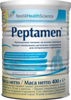Диетическое питание Nestle Peptamen / Пептамен, ваниль - сухая смесь для лечебного питания, 400 г