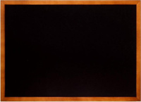 Доска для презентаций Attache Доска меловая настенная Non magnetic (А2) 42x59 см черная грифельная в деревянной раме