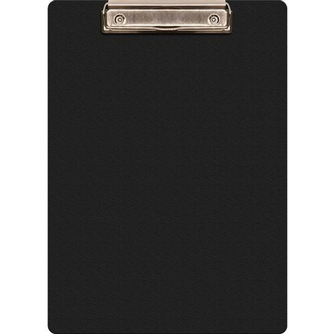 Папка-планшет Бюрократ -PD6004/BLCK, A4, пластик, черный 28 шт./кор.