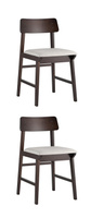 Стул ODEN светло-серый Комплект Stool Group Обеденный стул ODEN изготовлен из массива гевеи. Мягкое сиденье и эргономичн
