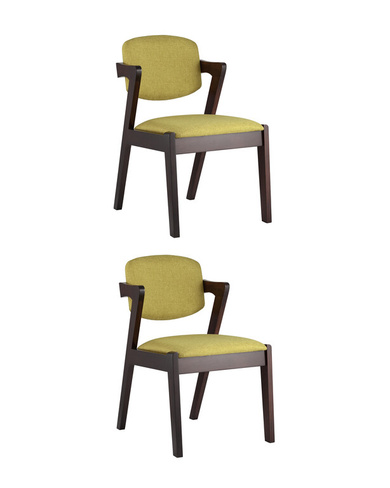 Стул обеденный VIVA оливковый Комплект Stool Group Обеденный стул VIVA изготовлен из массива гевеи. Мягкое сиденье и эрг
