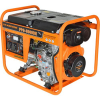 Дизельный генератор CARVER PPG - 5000DE, 220/12 В, 3.6кВт, с АКБ [01.020.00051]