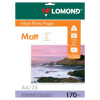 Фотобумага Lomond матовая А4 170г/м2 25 листов