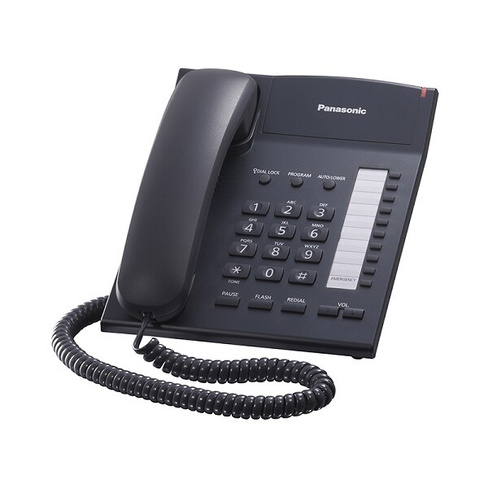 Телефон Panasonic KX-TS2382RUB, черный