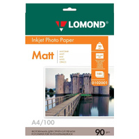 Фотобумага Lomond матовая А4 90г/м2 100 листов