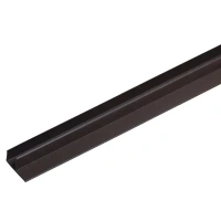F-профиль для террасной доски ITP 3000x63.5x30 мм ДПК цвет венге Крепеж и аксессуары для террасной доски
