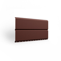 Металлосайдинг Брус RAL8017 (Шоколадно-коричневый)