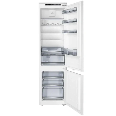 Холодильник двухкамерный Maunfeld MBF193SLFWGR 54X55X193 54x193.7x55 см 1 компрессор цвет белый MAUNFELD
