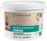 Декоративная штукатурка многообразие декоративных эффектов Vincent Decor Decorum Provence Base Crеme 12 кг