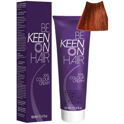 KEEN Be Keen on Hair крем-краска для волос XXL Colour Cream, 7.4 Mittelblond Kupfer, 100 мл