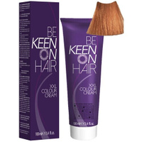 KEEN Be Keen on Hair крем-краска для волос XXL Colour Cream, 7.34 Mittelblond Gold-Kupfer, 100 мл