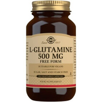 Solgar L-глютамин, растительные капсулы, 500 мг, топливо для мышц, 250 капсул