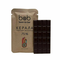 Bob, Шоколад "Тёмный Керала" 75%, 20 гр