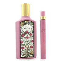 Gucci Flora Gorgeous Gardenia 2 Piece Gift Set for Women: 3.3 EDP Spray + Mini Pen EDP Spray 0.33