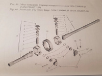 Шарнир правый короткий под подшипник 551605-2304056