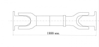 Вал карданный заднего моста 534008-2201010 L-1888 ОАО "БЕЛКАРД"