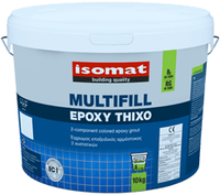 Двухкомпонентная эпоксидная затирка клей для плитки Isomat Multifill Epoxy Thixo 3 кг №17 анемон