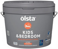 Краска для детских и спален Olsta Kids & Bedroom 900 мл глубокая темно оливковая база C №90C Moorland 00