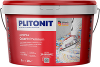 Эластичная затирка с армирующими волокнами Плитонит Colorit Premium 2 кг №425С мокрый асфальт