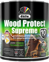 Пропитка декоративная для защиты древесины Dufa Wood Protect Supreme 750 мл тиковое дерево