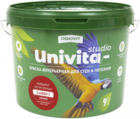 Краска интерьерная для стен и потолков Основит Univita Studio Lusso I 9 л белая база А матовая