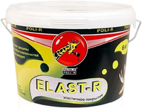 Эластичное резиновое покрытие краска Поли-Р Elast R 6 кг шоколадное