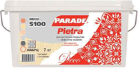 Декоративное покрытие Parade S100 Deco Pietra 7 кг кварц