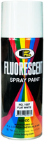 Флуоресцентная спрей краска пылающе яркая Bosny Fluorescent Spray Paint 520 мл белая