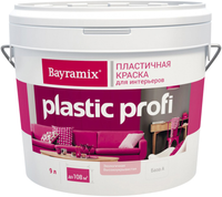 Пластичная краска для интерьеров Bayramix Plastic Profi 9 л белая