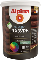 Лазурь для дерева Alpina Аква 900 мл рябина