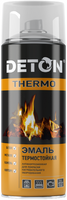 Эмаль термостойкая для покраски нагревательного оборудования Deton Thermo 520 мл серебристая