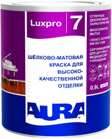 Шелково матовая краска для высококачественной отделки Aura Eskaro Luxpro 7 900 мл бесцветная