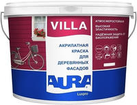 Краска для деревянных фасадов акрилатная Aura Luxpro Villa 2.5 л белая