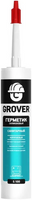 Герметик силиконовый санитарный Grover S 100 300 мл коричневый