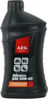 Масло полусинтетическое для четырехтактных двигателей AEG Lubricants Advance SAE 10W 40 600 мл