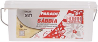 Декоративное покрытие эффект песчаного ветра Parade S81 Sabbia 5 кг перламутровое
