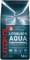 Быстротвердеющий тампонажный раствор на основе цемента Литокол Litoblock Aqua Гидропломба 1.6 кг